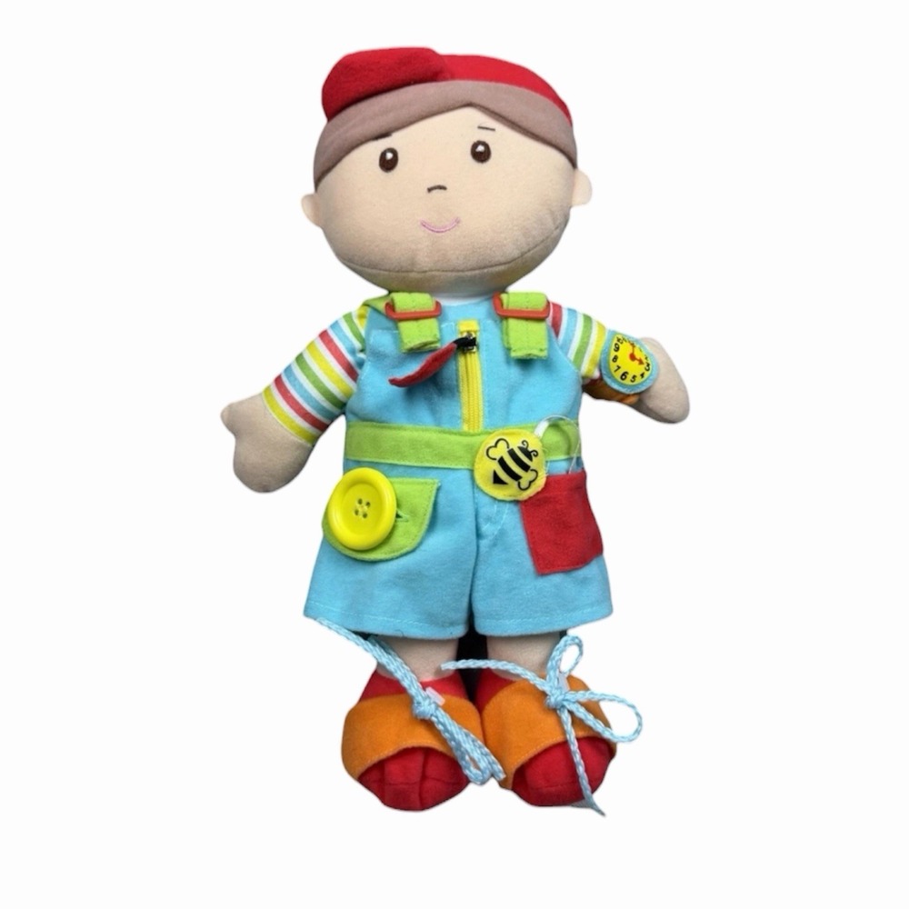 Spark Create Imagine 14" Plush Learning Sensory Fine Motor Skills Busy Board